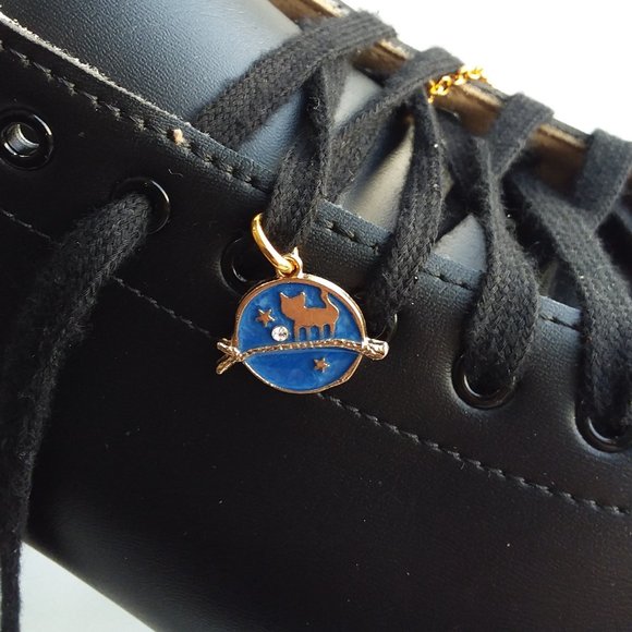 4/$20 Cat shoe Charm Roller Skate celestial cat shoelace charm - Picture 2 of 6